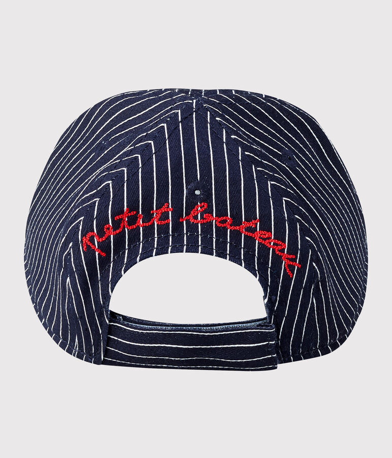 Gorra beb&eacute; mixta azul SMOKING/blanco MARSHMALLOW