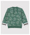 Sudadera de felpa cepillada de bebé niño verde VALLEE/ VALLEE CLAIR