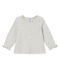 Blusa para bebé niña con volantes gris BELUGA CHINE