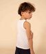 Lote de 2 camisetas de tirantes blancas de niño