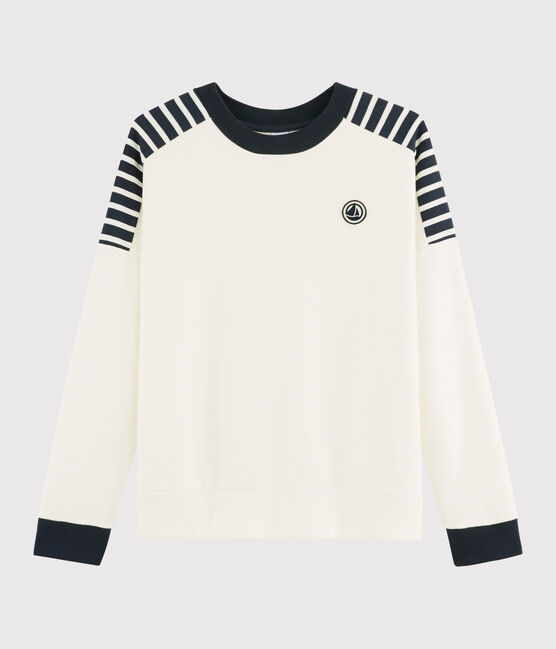 Sudadera para mujer blanco MARSHMALLOW/azul SMOKING