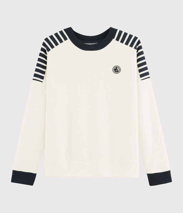 Sudadera para mujer blanco/azul
