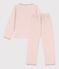 Pijama de terciopelo para niña rosa SALINE