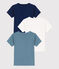 Juego de 3 camisetas de algodón de manga corta para niño variante 1