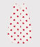 Saco de algodón TOG 1 para bebé blanco MARSHMALLOW/rojo TERKUIT