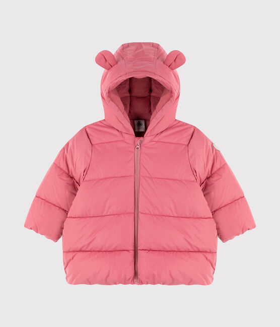 Plumón acolchado liso para bebé niña rosa CHEEK