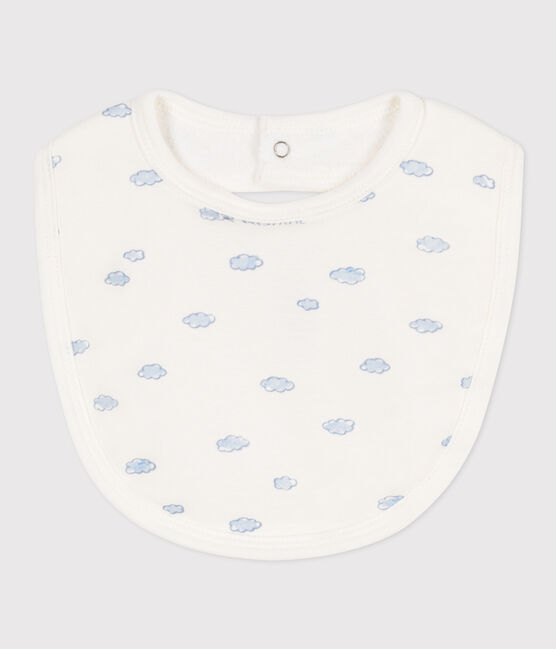 Babero de algodón estampado blanco MARSHMALLOW/blanco MULTICO