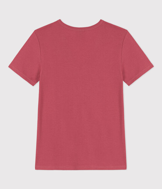 Camiseta L'ICONIQUE de algodón con cuello de pico para mujer rosa PAPI
