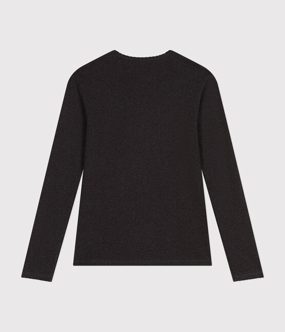 Camiseta L'ICONIQUE de algodón de punto «cocotte» para mujer gris CITY CHINE