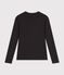 Camiseta L'ICONIQUE de algodón de punto «cocotte» para mujer gris CITY CHINE