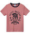 Camiseta de niño milrayas rojo TERKUIT/blanco MARSHMALLOW