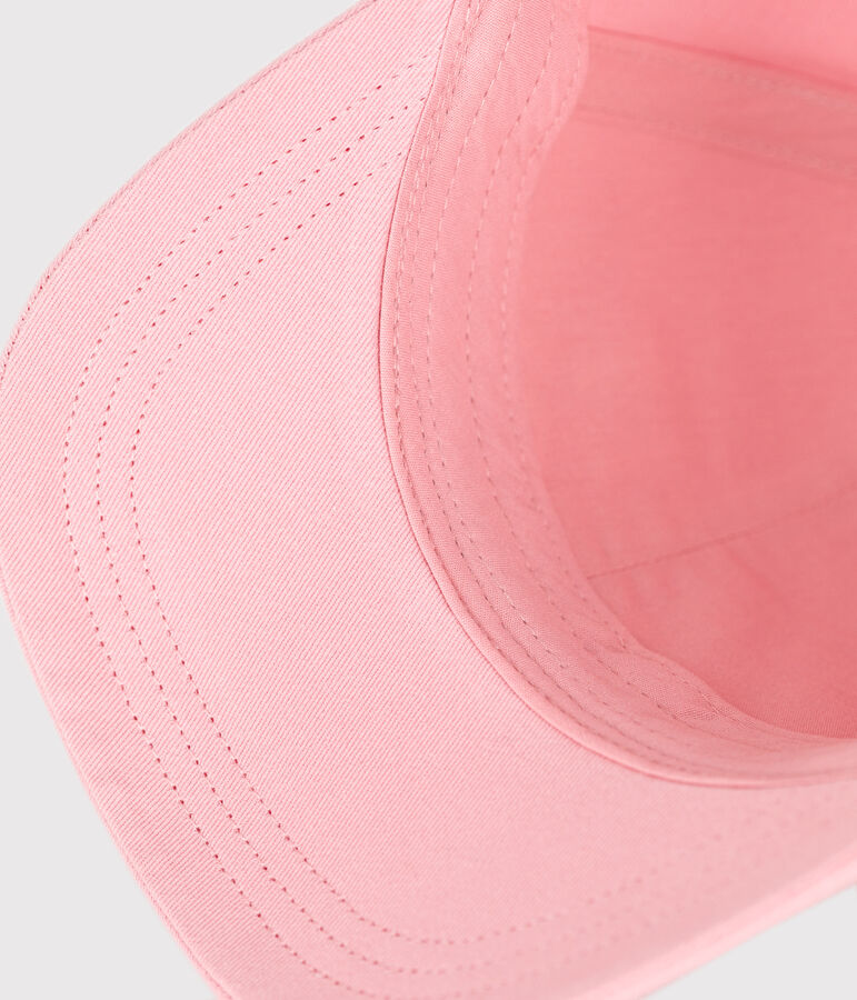 Gorra infantil barca de algod&oacute;n rosa para ni&ntilde;a rosa