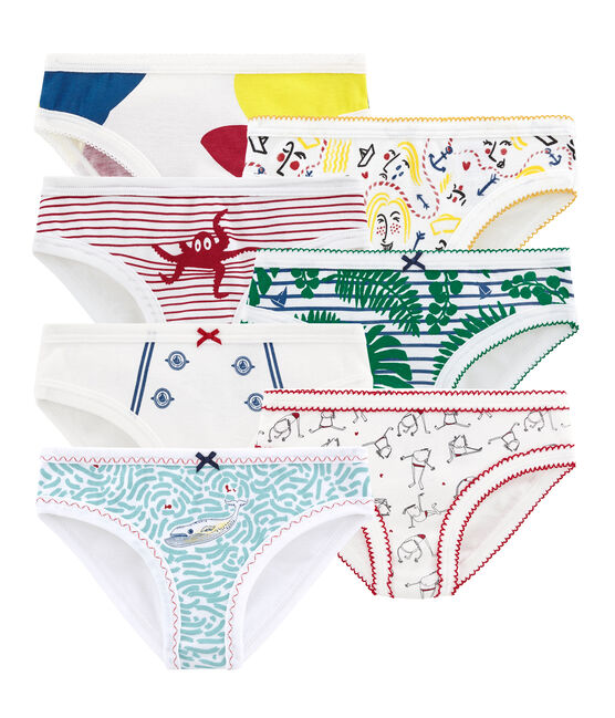Lote de 7 pantalones impresos variante 1