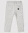 Pantalón de tejido túbico para bebé niño gris BELUGA CHINE