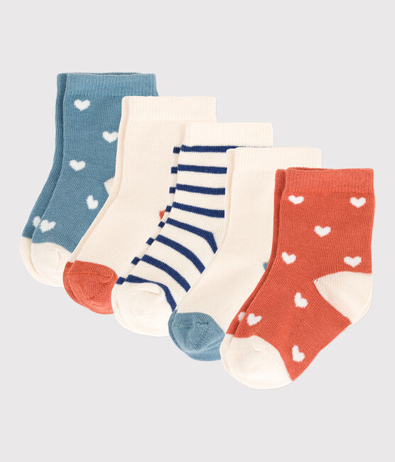 Juego de 5 pares de calcetines para bebé variante 1