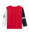 Camiseta de manga larga para niño rojo TERKUIT/blanco MULTICO CN