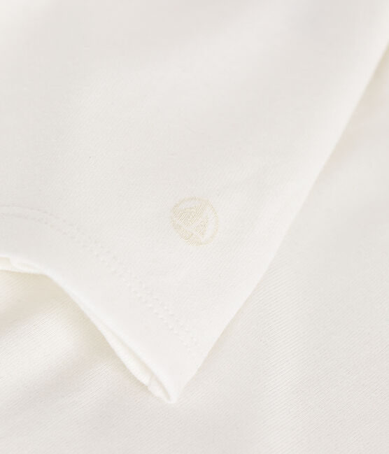 Camiseta L'ICONIQUE de algodón de punto «cocotte» para mujer blanco ECUME