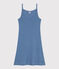 Camisón de algodón calado para mujer azul BEACH