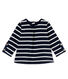 Blusa para bebé niña con rayas marineras