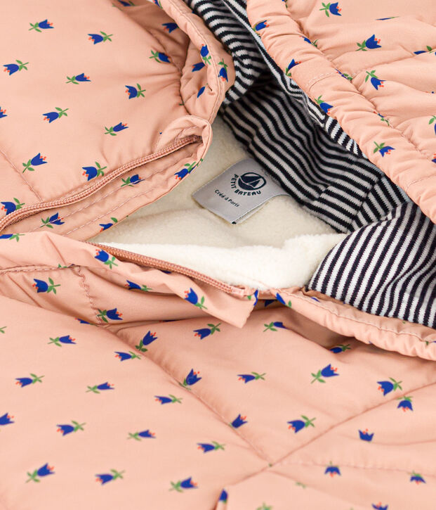 Buzo estampado de beb&eacute;. beige/multicolor