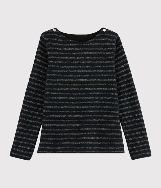 Marinera brillante para mujer negro NOIR/ NOIR ARGENT BRILLANT