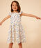 Vestido de lunares de popelina sin mangas para niña blanco MARSHMALLOW/blanco MULTICO
