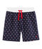 Shorts de playa infantiles para niño azul SUBMARINE/blanco MULTICO