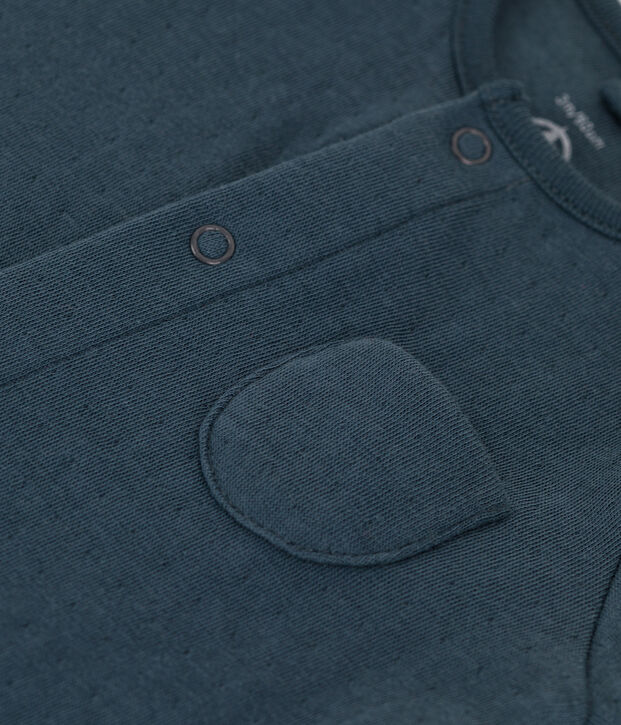 Mono largo liso de tejido t&uacute;bico ecol&oacute;gico de beb&eacute; gris