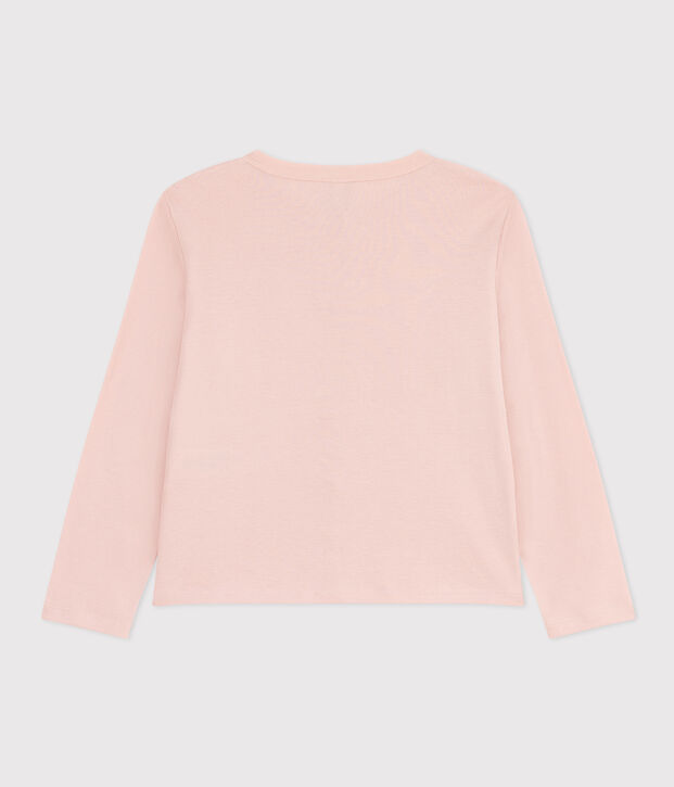 C&aacute;rdigan de algod&oacute;n para ni&ntilde;a rosa