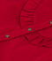 Blusa de terciopelo fino de niña rojo CORRIDA