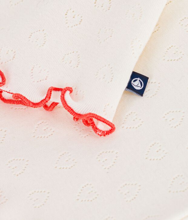 Camiseta infantil de manga corta de algod&oacute;n MILK