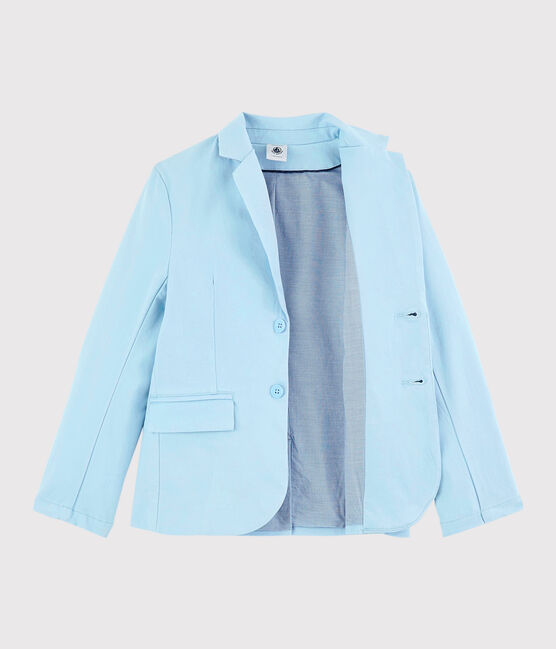 Chaqueta de sarga de niño azul JASMIN
