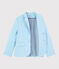 Chaqueta de sarga de niño azul JASMIN