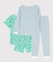 Juego de 2 pijama/pijama corto de algodón para niño variante 1