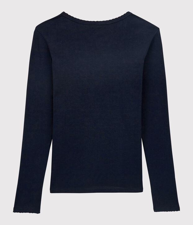 Camiseta ICONICA de punto cocotte de algod&oacute;n para mujer SMOKING