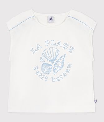 Camiseta infantil de manga corta de algod&oacute;n