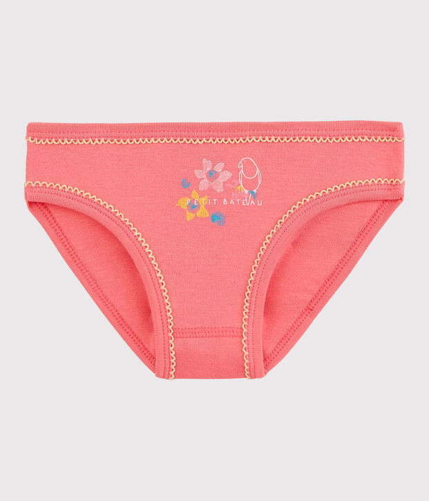 Braguita de ni&ntilde;a de algod&oacute;n rosa