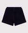 Shorts lisos de pana para niña azul SMOKING