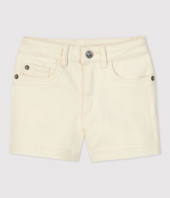 Shorts de tejido vaquero para niña crudo AVALANCHE