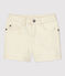 Shorts de tejido vaquero para niña crudo AVALANCHE