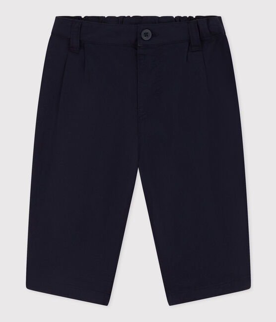 Pantalón de sarga para bebé azul SMOKING