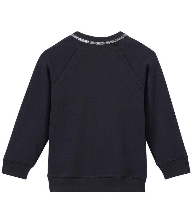 Sudadera en mulet&oacute;n para ni&ntilde;o azul