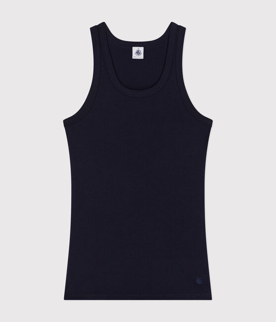 Camiseta sin mangas Iconique de algodón para mujer azul SMOKING