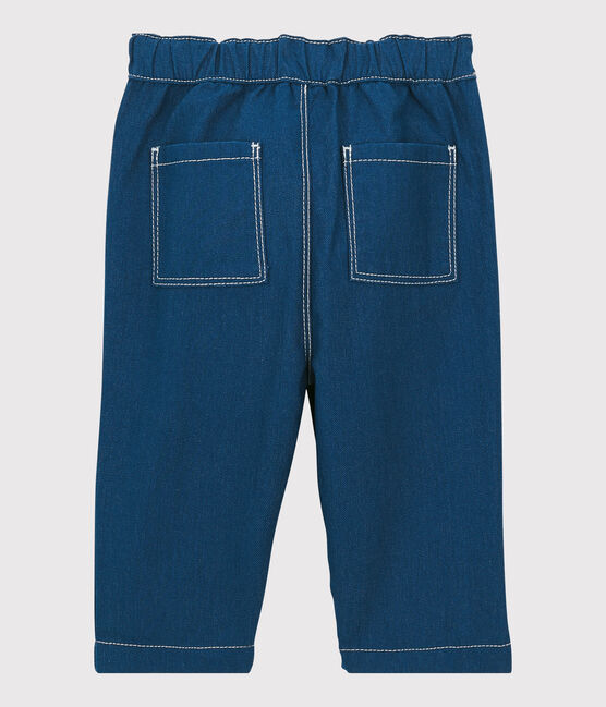 Pantalón de algodón de bebé. azul MAJOR