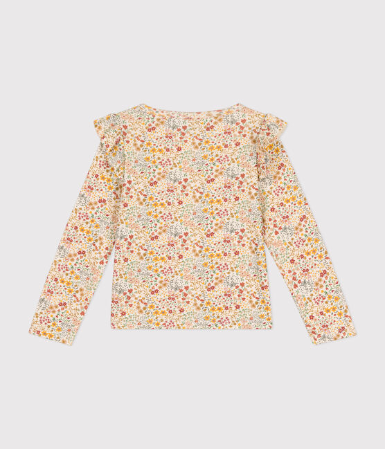Camiseta de manga larga de punto para niña blanco AVALANCHE/ MULTICO