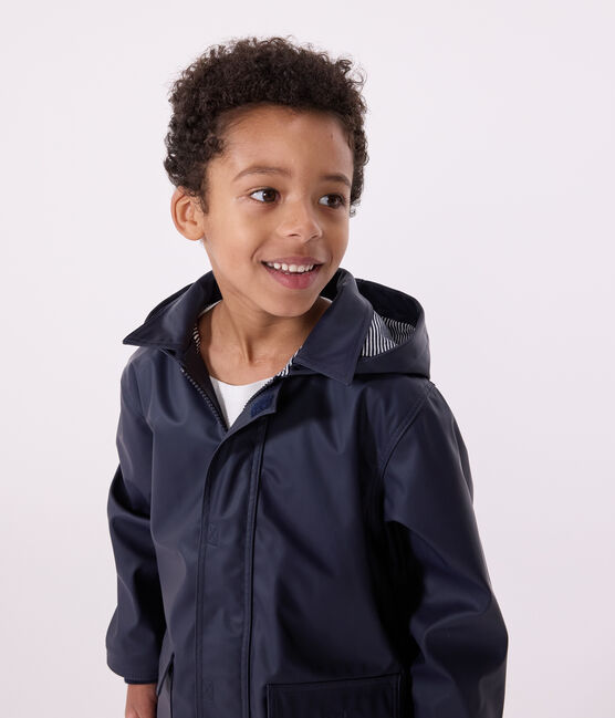 Impermeable emblemático para niña/niño azul SMOKING