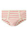 Braguita alta de canalé 2x2 beige COQUILLE/rosa PETAL