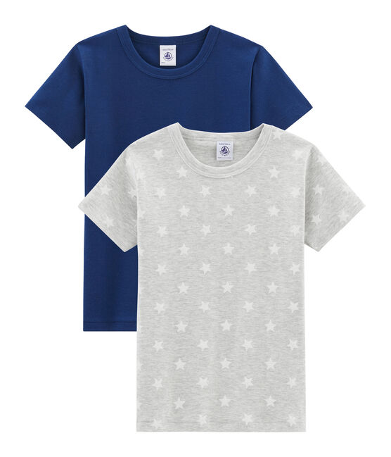 Par de camisetas manga corta para niño variante 1