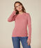 Camiseta L'ICONIQUE de algodón con cuello redondo para mujer rosa ROSEWOOD