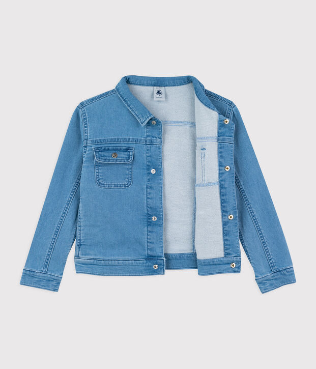Chaqueta vaquera de ni&ntilde;a/ni&ntilde;o azul